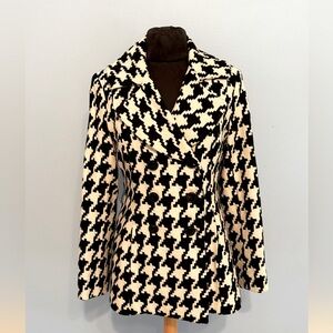 White House Black Market Houndstooth Jacket